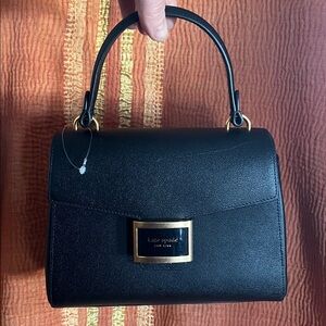 Kate Spade Katy Small Black Top-Handle Handbag